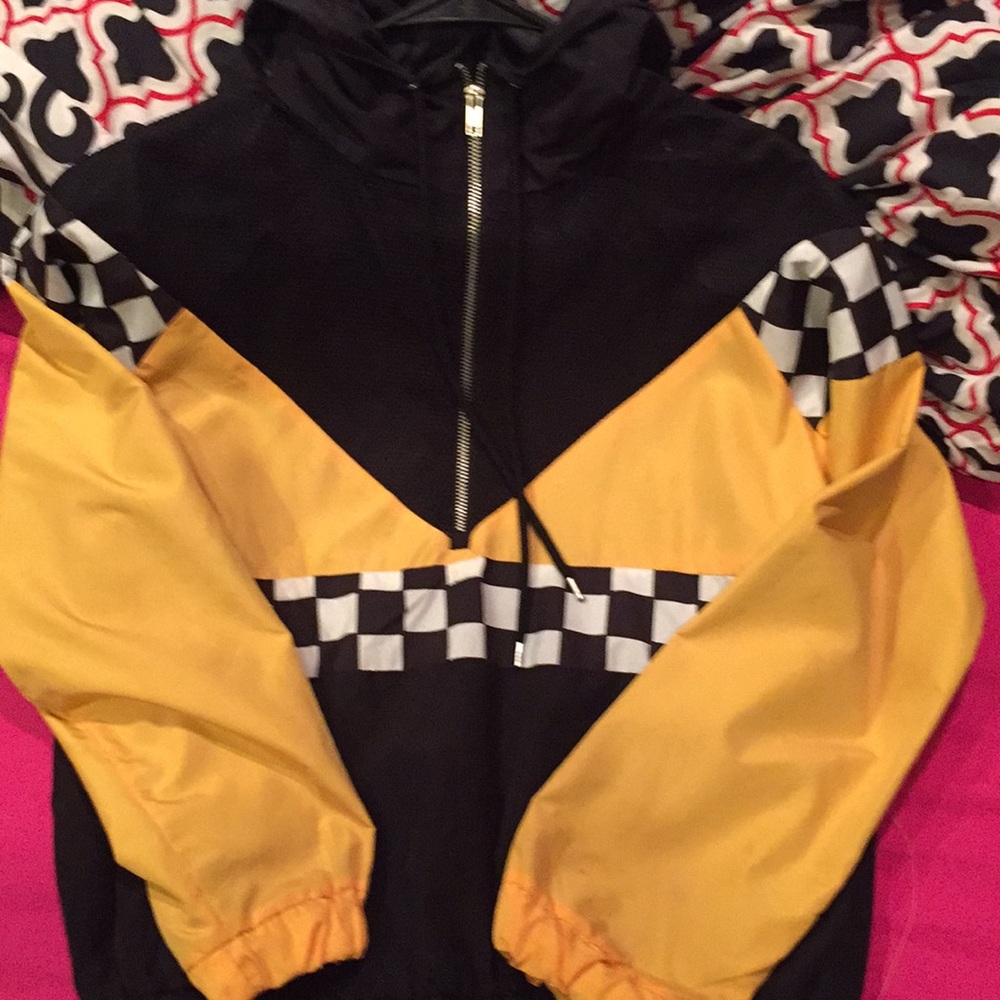 checkerboard windbreaker